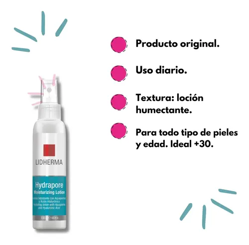 Hydrapore Lidherma Loción Super Hidratante Hialuronico