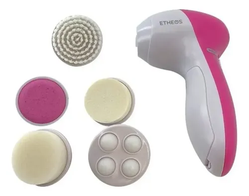 Cepillo Facial Masajeador Exfoliante Limpieza 5 En 1 A Pilas