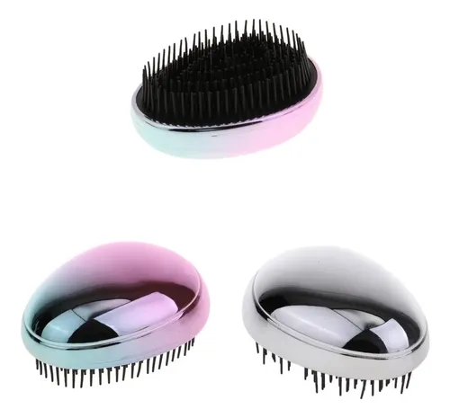 Cepillo Para Desenredar El Cabello Para Cabello Plata
