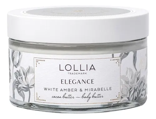 Manteca Corporal Lollia Elegance White Amber & Mirabelle 165
