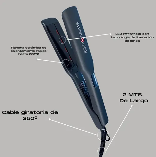 Planchita Capilar Swiss Line Zurich Led Infrarojo