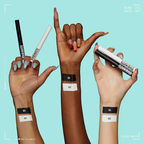 Nyx Professional Delineador Liquido Vivid Matte Liquid Liner