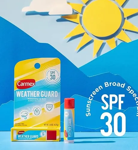 Labial Carmex Weather Guard Lip Balm Spf 30 Formato Barra 1