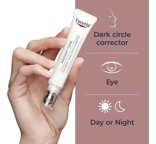 Eucerin Contorno Ojos Radiant Tone 30+ 15ml Todo Tipo De Piel Día/noche