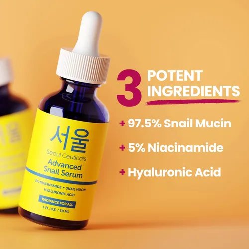 Sérum Seoulceuticals Con 5% De Niacinamida Y 97,5% De Mucina Todo Tipo De Piel