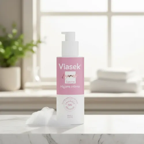 Viasek Express Espuma X60 Espuma Higiene Intima Sin Enjuague
