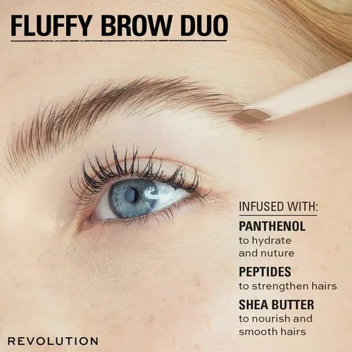 Dúo De Cejas Fluffy Brow Filter 2 En 1
