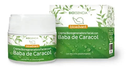 Crema Facial Antiarrugas Bioesencia con Baba de Caracol Todo Tipo de Piel