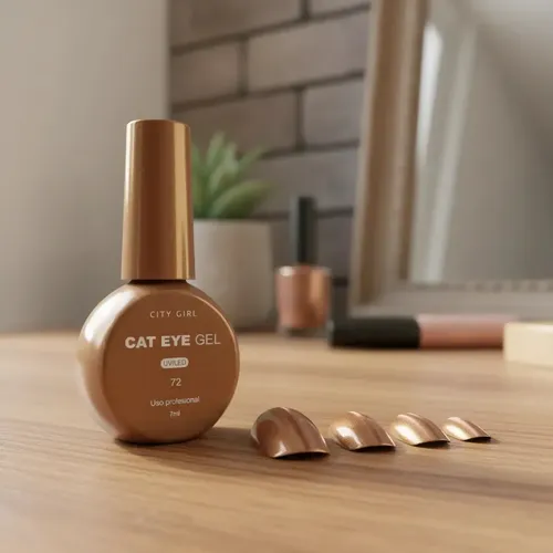 Esmalte City Girl Ojo De Gato 7ml, Efecto Magnético 72