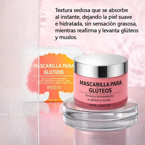 Mascarilla Reafirmante Para Glúteos Y Muslos Weud 100ml