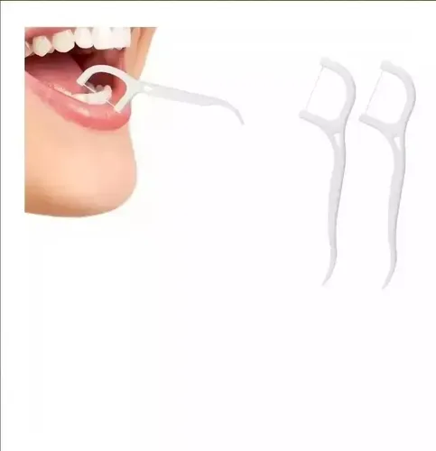 Hilo Dental Con Mango Cuidado Bucal Cajita X 90 Unidades