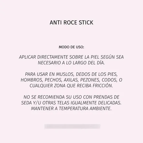 Anti Roce Stick Acf By Dadatina Anti Irritación Y Paspaduras