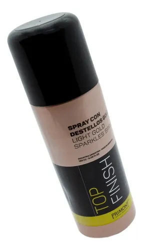 Primont Top Finish Spray Destellos Gold Peinado Pelo 180cc