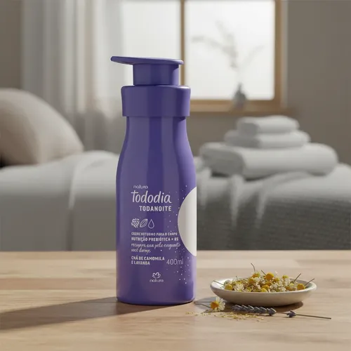 Natura Crema Hidratante Té De Manzanilla Y Lavanda 400ml