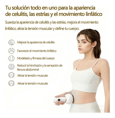 My Masajeador De Drenaje Linfático Y Anticelulitis, &