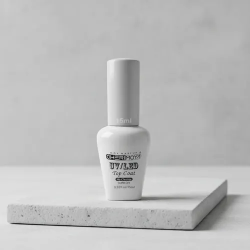 Top Coat Cherimoya 15ml Semipermanente Uñas Uv Led