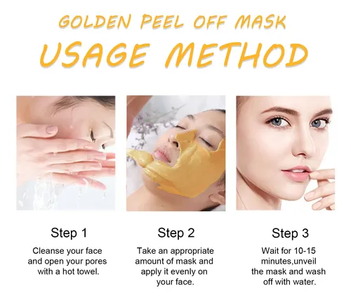 Máscara Facial Peel Off Oro 24k Ácido Kójico 80 G