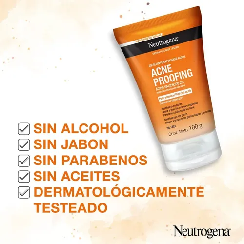 Exfoliante facial antiacné 100 g Neutrogena Skin type NA
