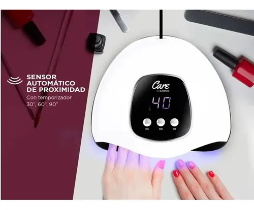Cabina Uv Led U Horno De Secado Para Esmaltes Semipermanentes Uñas En Gel O Esculpidas 54w De Potencia Real Sunx Nueva