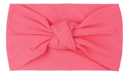 Diadema Wfblock Para Niños, Color Liso, Con Lazo Hecho A Man