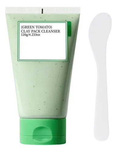 Xmascarilla De Arcilla Verde Con Cuchara Limpieza Facial 120