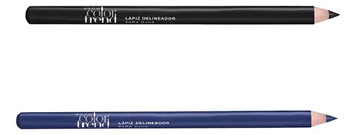 Delineador Ojos Negro Azul Setx2 Avon Color Trend