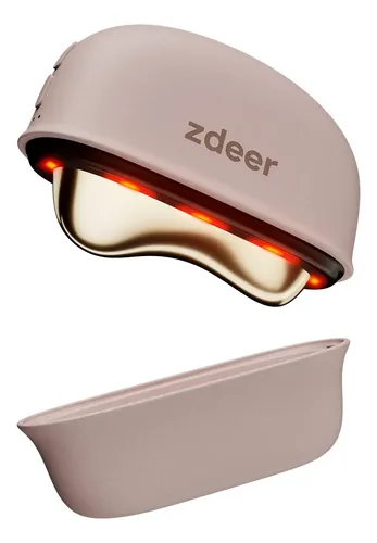 Masajeador Facial Eléctrico Zdeer Gs5 Gua Sha Rosa