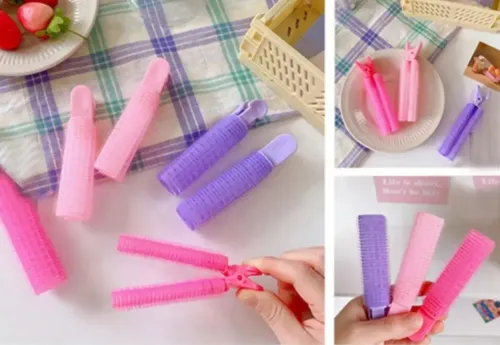Set De 2 Ruleros Con Broche Para Volumen De Cabello Peinados