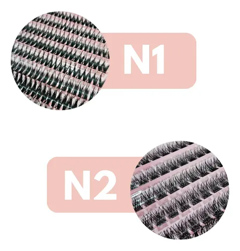 Kit De Extensiones De Pestañas Postizas Mix Diy Lash 8d