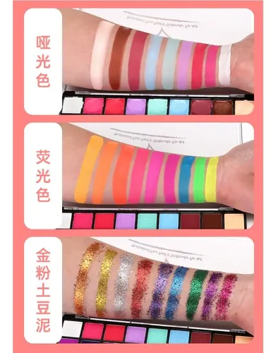 Juego De Pintura Facial, Paleta De Pintura For Carnavales