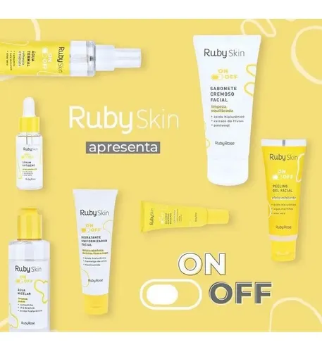 Creme Hidratante Facial On+off Ruby Rose Skin 50g Tipo de pele Normal