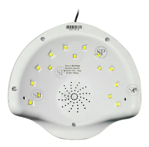 Cabina Uv Led Belprof Sun X7 36w Esmaltado Semipermanente