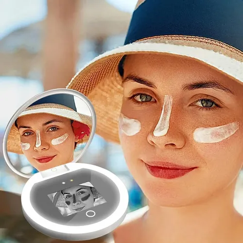 Yc Espejo Maququillaje Inteligente Luz 360 Deteccion “