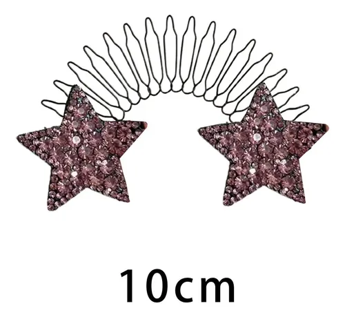Herramienta De Peinado Con Diamantes De Imitación Rosa