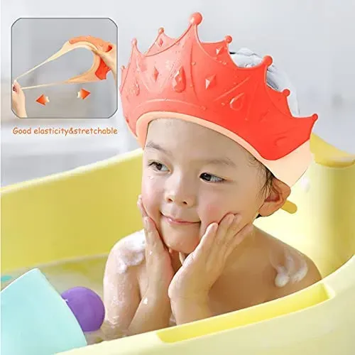 Gorro De Ducha Para Bebés Y Niños: Visera Protectora