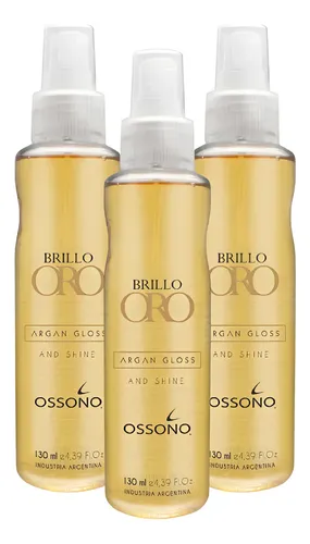 Brillo Argan Oro X 135ml Ossono X3