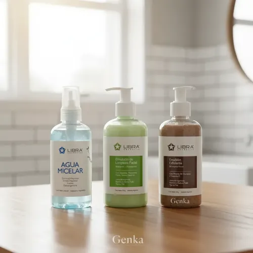 Kit Rutina Skincare Piel Normal Limpieza Exfoliante Libra