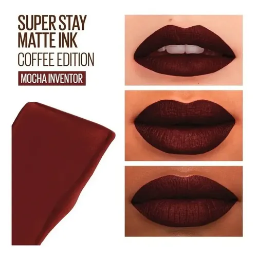 Labial Maybelline Matte Ink Superstay Color Soloist Color 275 Mocha Inventor