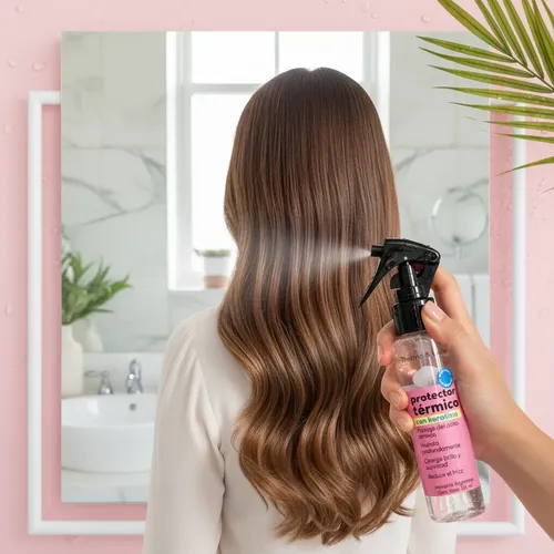 Protector Térmico Capilar Con Keratina 100ml Anti Frizz