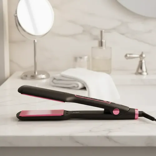 Planchita De Pelo Cabello Pantalla Digital Temp Ajusta