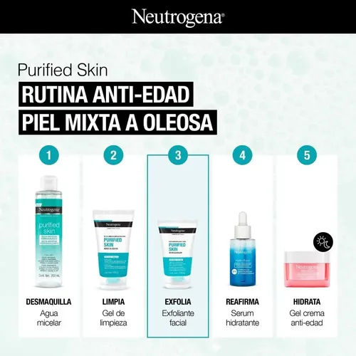 Gel Exfoliante Neutrogena Purified Skin X 100 Gr.