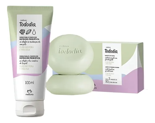Natura Tododia Hid Flor De Pera Y Melisa, Y Jabones 2 X 90g