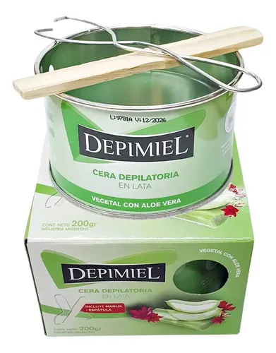 Cera Depilatoria Vegetal Aloe Vera Depimiel Lata X 200 Gr