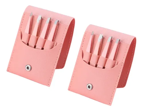 2 Juegos De Clips Para Cejas, Pinzas De Acero Inoxidable Par