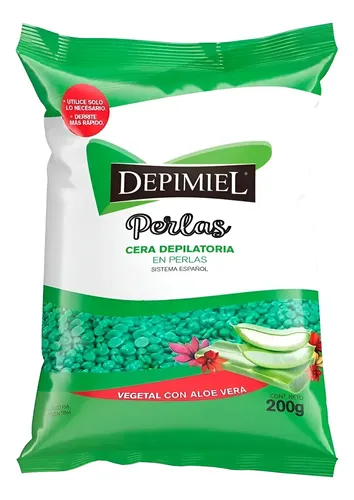Cera Depilatoria Vegetal Sistema Español Depimiel X 200grs