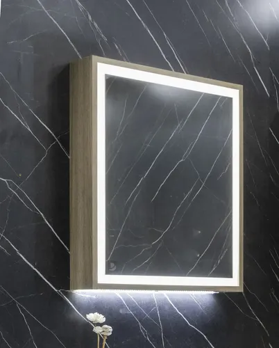 Botiquin para baño Bernova Luz táctil – Olmo