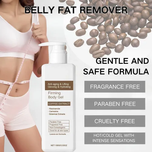 Gel Corporal Reafirmante Silken – Loción Con Cafeína Y