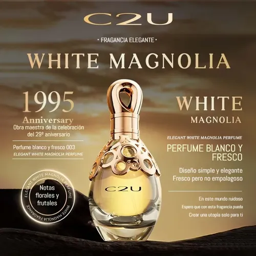 Perfume Femenino C2u Mujer 100ml Eau De Parfum Elegante Dorado Erfume Caja Regalo Perfume Original Larga Duración