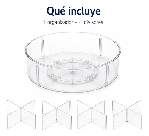 Organizador Para Baño Maquillaje Cremas Giratorio 360 Grados