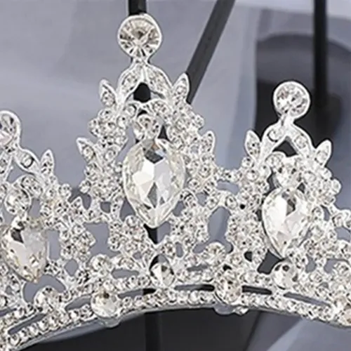 Diadema Con Forma De De Boda Para Mujer, Pelo De Alea
